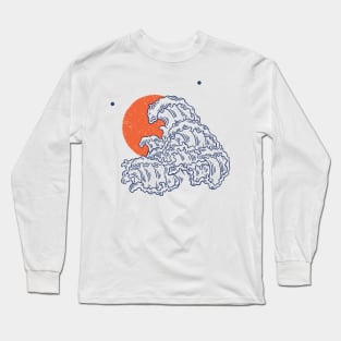 SUN AND WAVE Long Sleeve T-Shirt